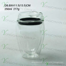 Coupe de café en verre à base de verre borosilicate transparent